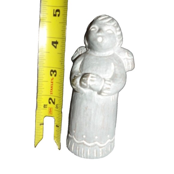 Isabel Bloom 1994 Sculpture Girl ANGEL Peace Singing Praying Signed 5" tall Vtg - Picture 8 of 9